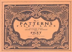 画像1:  Patterns Filet Lace From Collection  No.１・２・３・５・６　フィレレース図案集 5冊セット【＊大型商品/一律送料除外品】
