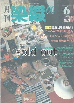 画像1: 月刊染織α 1981年6月号 No.3 砂漠の国 染織紀行(中井貞次/井関和代)