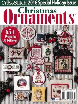 画像1: Just CrossStitch　Christmas Ornaments　2018年　ジャストクロスステッチ・スペシャル・ホリディ・イシュー　クリスマス・オーナメント特集号