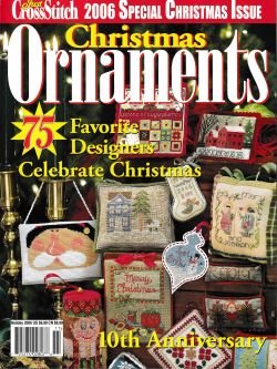 画像1: Just CrossStitch　Christmas Ornaments　2006年　ジャストクロスステッチ・スペシャル・クリスマス・イシュー　クリスマス・オーナメント特集号