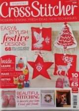 CROSS STITCHER 　NOVENBER　2010　#232　イギリスのクロスステッチ雑誌　クリスマスオーナメント　ジャックラッセルテリア