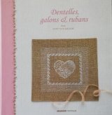 DENTELLES, GALONS & RUBANS　レースとリボン　フランス クロスステッチ図案集