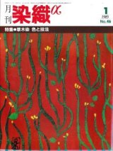 月刊染織α 1985年1月号 No.46 特集 草木染 色と技法